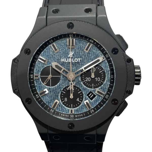 ウブロ HUBLOT ビッグバンジーンズ 301.C1.2770.NR.JEANS ブルー セラミック 自動巻き メンズ 腕時計