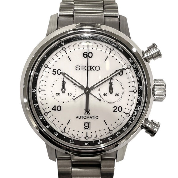 セイコー SEIKO プロスペックス スピードタイマー メカニカル クロノグラフ SBEC007 ホワイト SS 自動巻き メンズ 腕時計