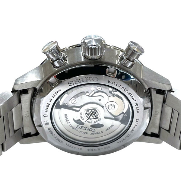 セイコー SEIKO プロスペックス スピードタイマー メカニカル クロノグラフ SBEC007 ホワイト SS 自動巻き メンズ 腕時計