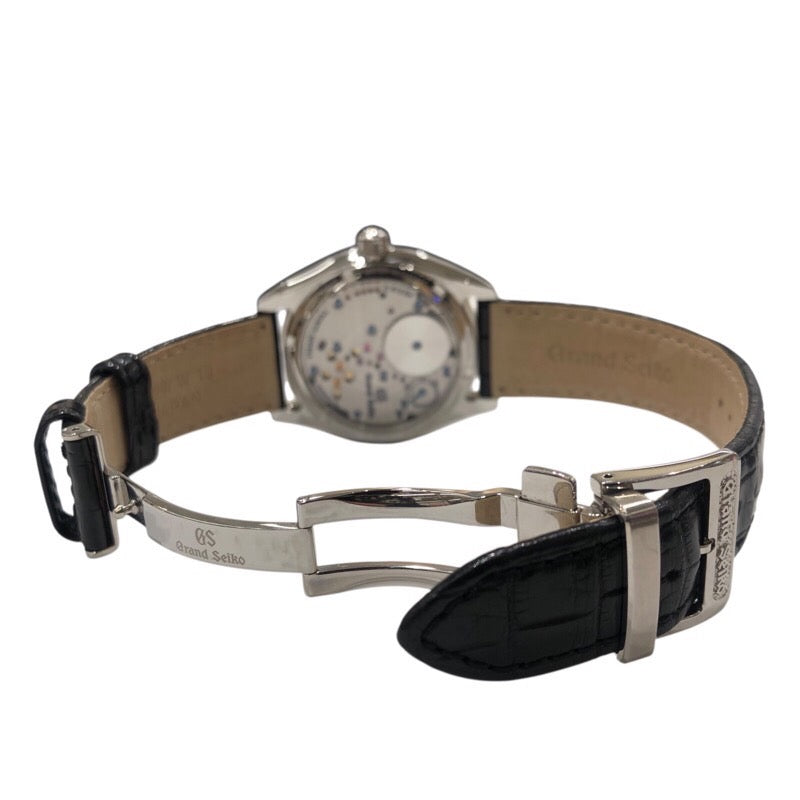 グランドセイコー Grand Seiko エレガンスコレクションスプリングドライブ世界700本限定 SBGY003 ホワイト SS メンズ 腕時計