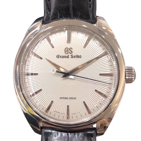 グランドセイコー Grand Seiko エレガンスコレクションスプリングドライブ世界700本限定 SBGY003 ホワイト SS メンズ 腕時計