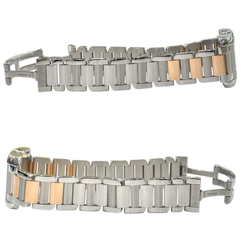 カルティエ Cartier タンク アングレーズSM W5310019 シルバー PG/SS レディース 腕時計