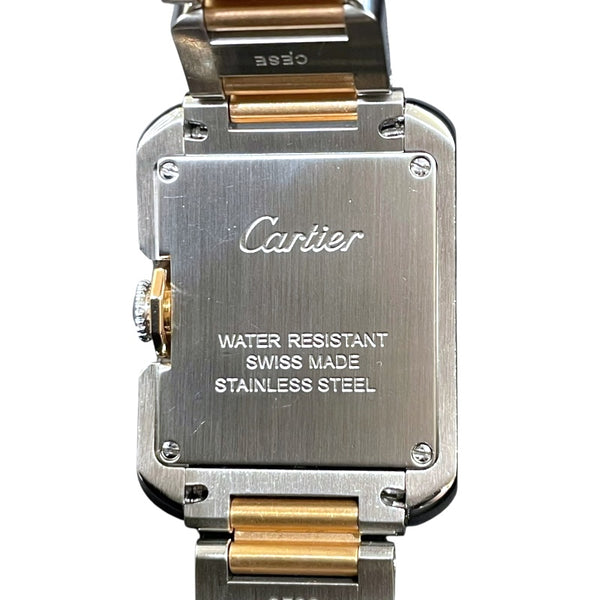カルティエ Cartier タンク アングレーズSM W5310019 シルバー PG/SS レディース 腕時計
