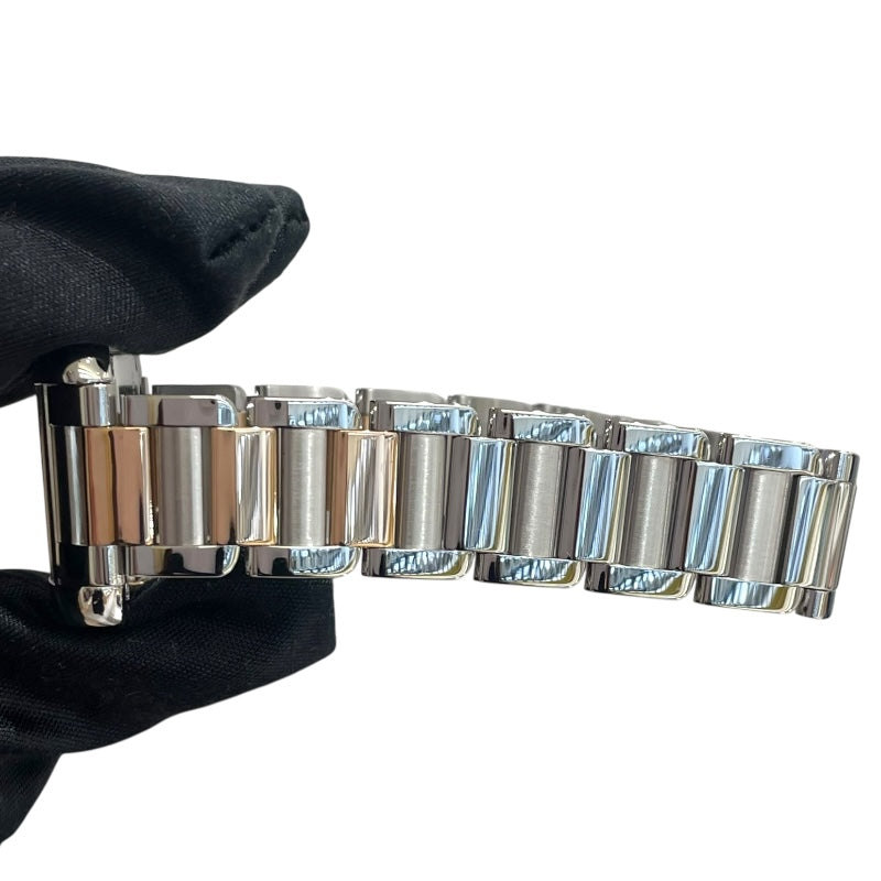 カルティエ Cartier タンク アングレーズSM W5310019 シルバー PG/SS レディース 腕時計