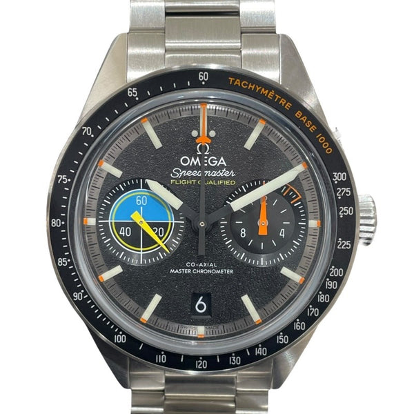 オメガ OMEGA スピードマスターパイロット 332.10.41.51.002 ブラック ステンレススチール 自動巻き メンズ 腕時計