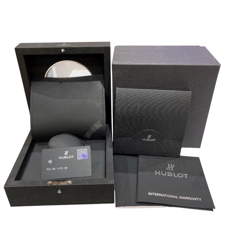 ウブロ HUBLOT クラシックフュージョン　チタニウムブラックシャイニー 542.NX.1270.RX ブラック チタン メンズ 腕時計