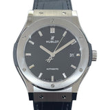 ウブロ HUBLOT クラシックフュージョン　チタニウムブラックシャイニー 542.NX.1270.RX ブラック チタン メンズ 腕時計