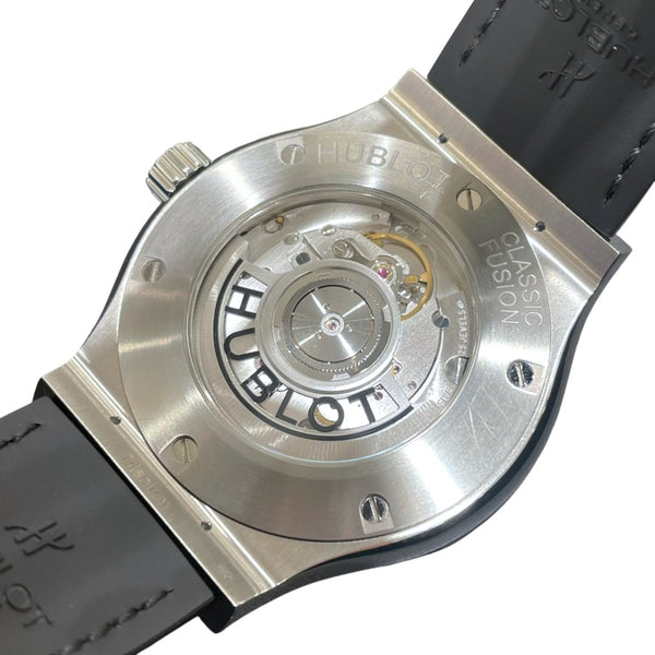 ウブロ HUBLOT クラシックフュージョン　チタニウムブラックシャイニー 542.NX.1270.RX ブラック チタン メンズ 腕時計