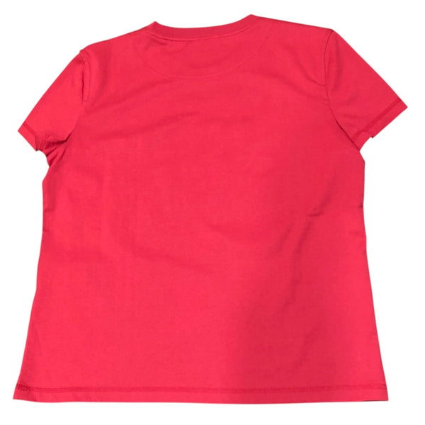 エルメス HERMES プリントTシャツ 4E4629DA ピンク コットン コットン レディース 半袖Ｔシャツ