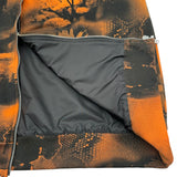 プラダ PRADA トライアングルロゴ総柄ジップアップパーカー UJL40A オレンジ コットン メンズ パーカー