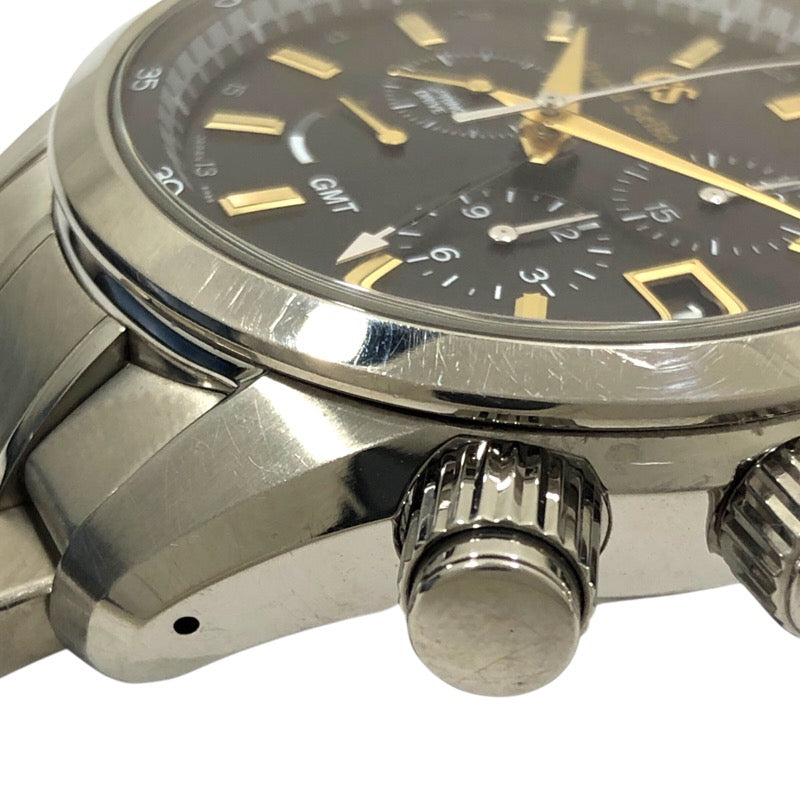 グランドセイコー Grand Seiko スポーツコレクション スプリングドライブ SBGC205 ブラック チタン メンズ 腕時計