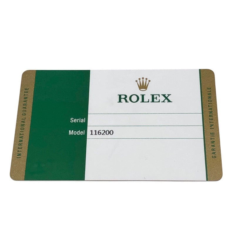 ロレックス ROLEX デイトジャスト ランダムシリアル 116200 ブルー SS メンズ 腕時計