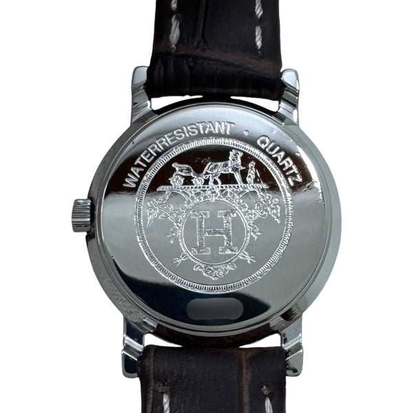 エルメス HERMES セリエ ゴールド GP/SS クオーツ レディース 腕時計