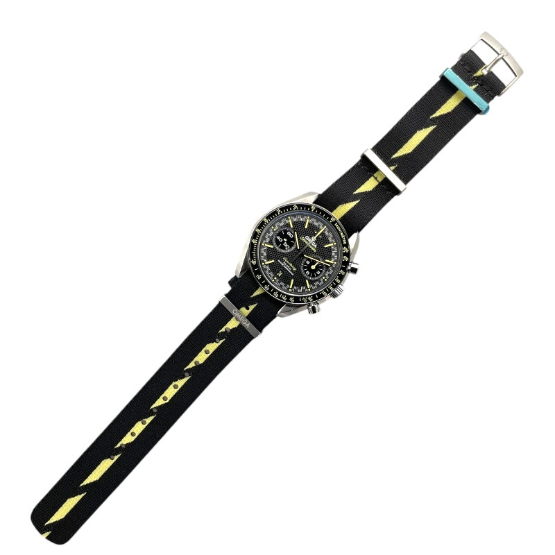 オメガ OMEGA スピードマスタースーパーレーシング マスタークロノメーター 329.30.44.51.01.003 ブラック SS 自動巻き メンズ 腕時計