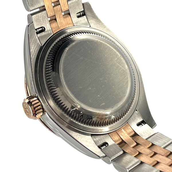 ロレックス ROLEX デイトジャスト28 ホワイトシェル 279381RBR ホワイトシェル PG/SS 自動巻き レディース 腕時計