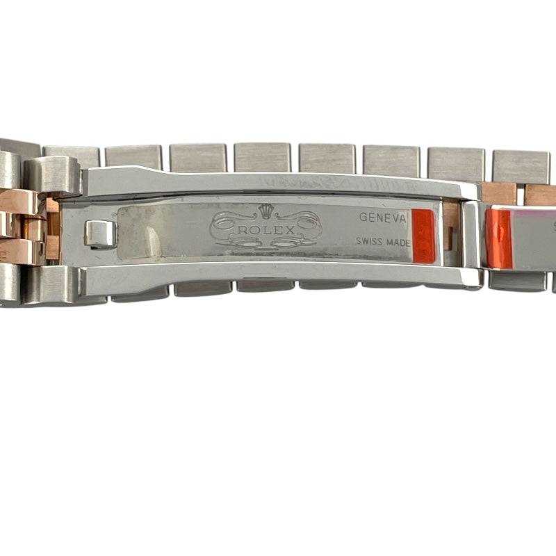 ロレックス ROLEX デイトジャスト28 ホワイトシェル 279381RBR ホワイトシェル PG/SS 自動巻き レディース 腕時計