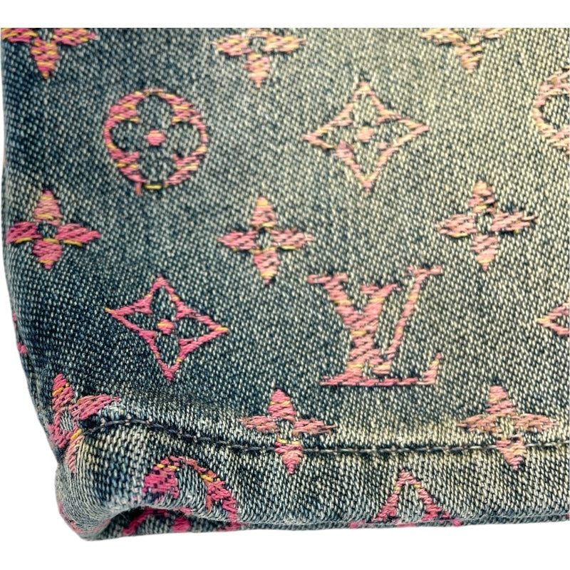 ルイ・ヴィトン LOUIS VUITTON レインボーモノグラムデニムハーフパンツ HOD77W ブルー コットン メンズ ショートパンツ