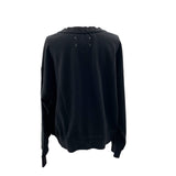 メゾン マルジェラ Maison Margiela ログプリント スウェットシャツ S51GU0112 ブラック コットン レディース スウェット