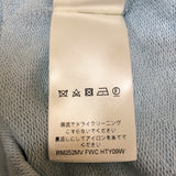 ルイ・ヴィトン LOUIS VUITTON エンブロイダリーコットンクールネック 1AHEF6 ブルー コットン メンズ スウェット