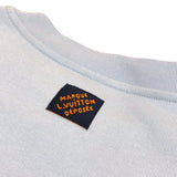 ルイ・ヴィトン LOUIS VUITTON エンブロイダリーコットンクールネック 1AHEF6 ブルー コットン メンズ スウェット