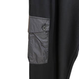 ドルチェ＆ガッバーナ Dolce & Gabbana ナイロン切り替えカーゴパンツ QWR2AT ブラック レーヨン メンズ カーゴパンツ