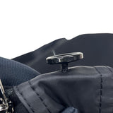 ドルチェ＆ガッバーナ Dolce & Gabbana ナイロン切り替えカーゴパンツ QWR2AT ブラック レーヨン メンズ カーゴパンツ