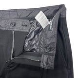 ドルチェ＆ガッバーナ Dolce & Gabbana ナイロン切り替えカーゴパンツ QWR2AT ブラック レーヨン メンズ カーゴパンツ