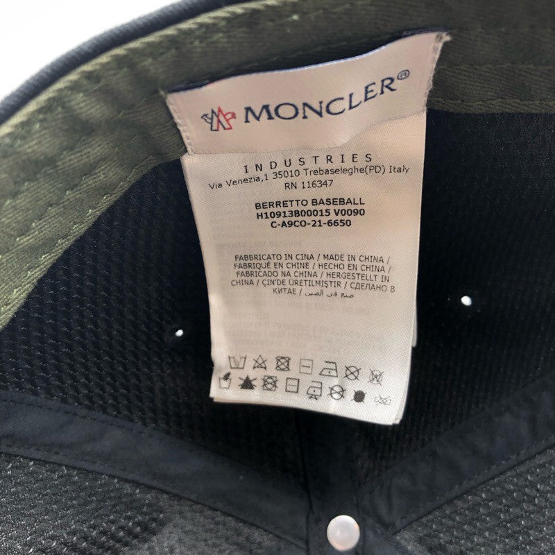 モンクレール MONCLER ワッペンロゴキャップ 3B000 コットン メンズ その他ファッション雑貨