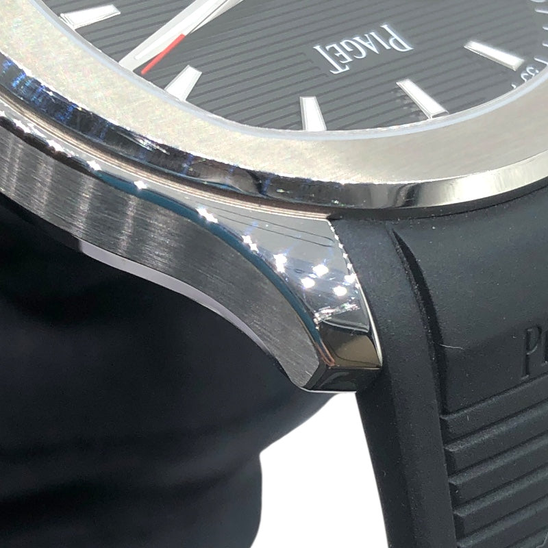 ピアジェ PIAGET ポロデイト G0A47014 ブラック ステンレススチール SS メンズ 腕時計