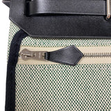 エルメス HERMES エールバッグジップミニ K刻印 ヴェールモワイヤン シルバー金具 トワル・ハンター レディース ショルダーバッグ