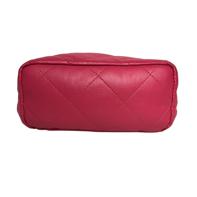 シャネル CHANEL CHANEL22 チェーンショルダーバッグ AS3793 ピンク ゴールド金具 シャイニーカーフ レディース ハンドバッグ