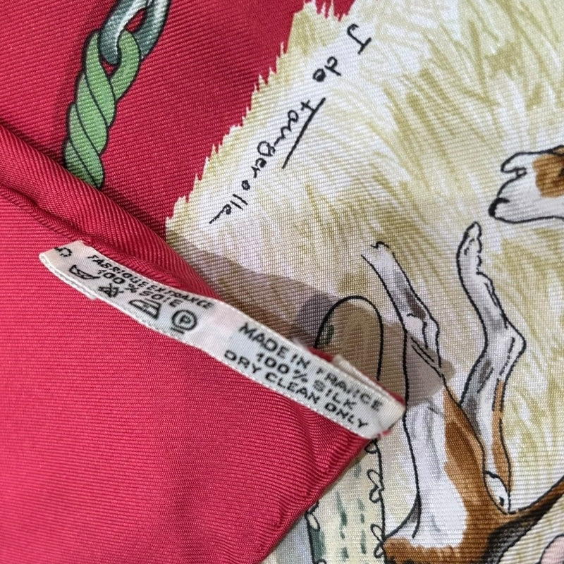 エルメス HERMES カレ90 LE LAISSER COURRE シルク100