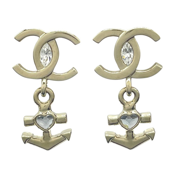 【エレガントデザイン】CHANEL フープ ピアス エレガント☆【CHANEL】フープピアス チェーン (CHANEL/ピアス