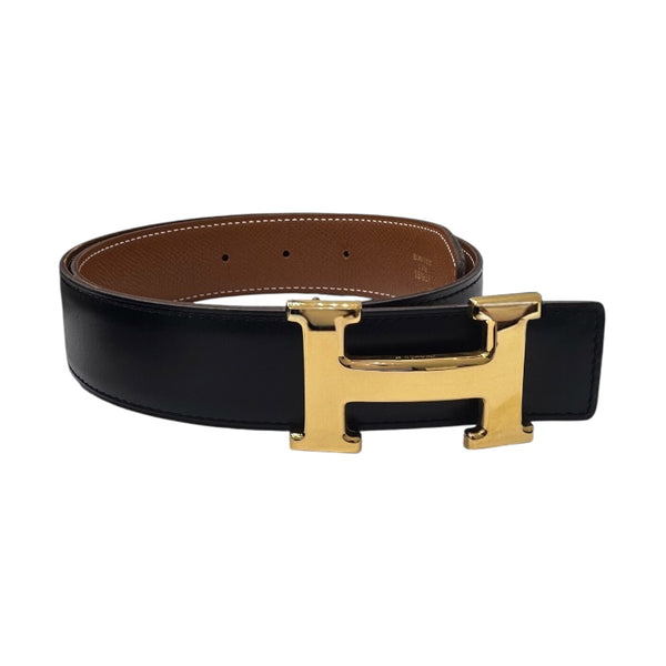 エルメス HERMES コンスタンスベルト ブラック ボックスカーフ・エプソン アクセサリー