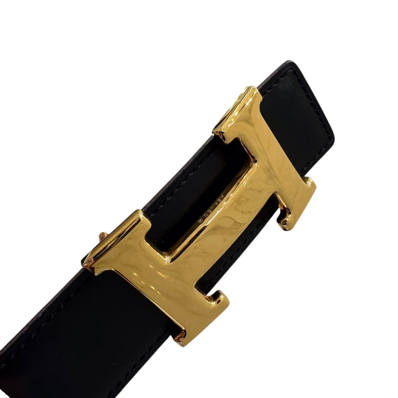エルメス HERMES コンスタンスベルト ブラック ボックスカーフ・エプソン アクセサリー
