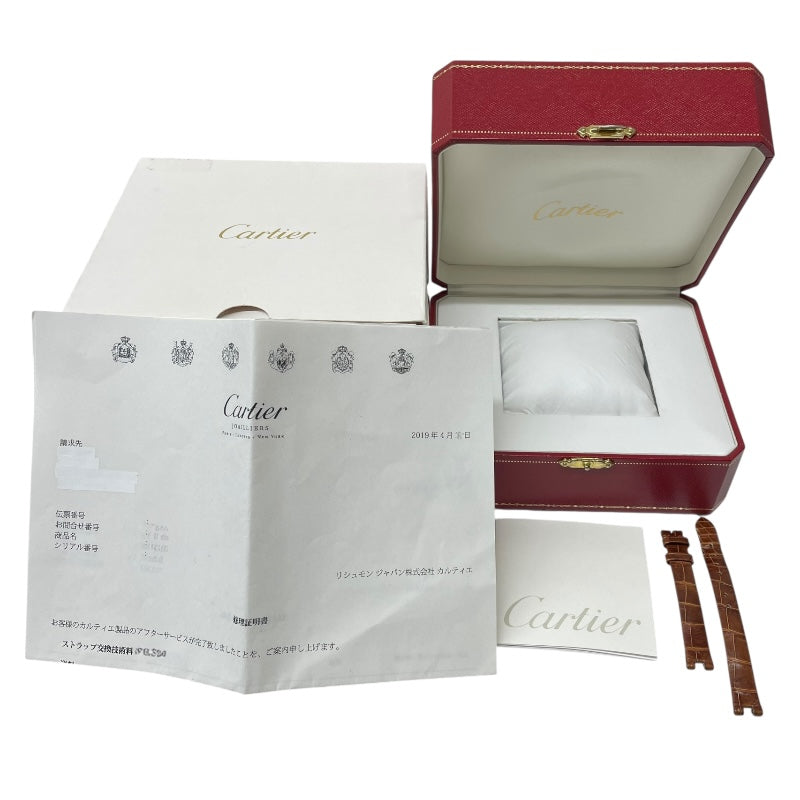 カルティエ Cartier ベニュワール SM W8000009 K18YG クオーツ レディース 腕時計