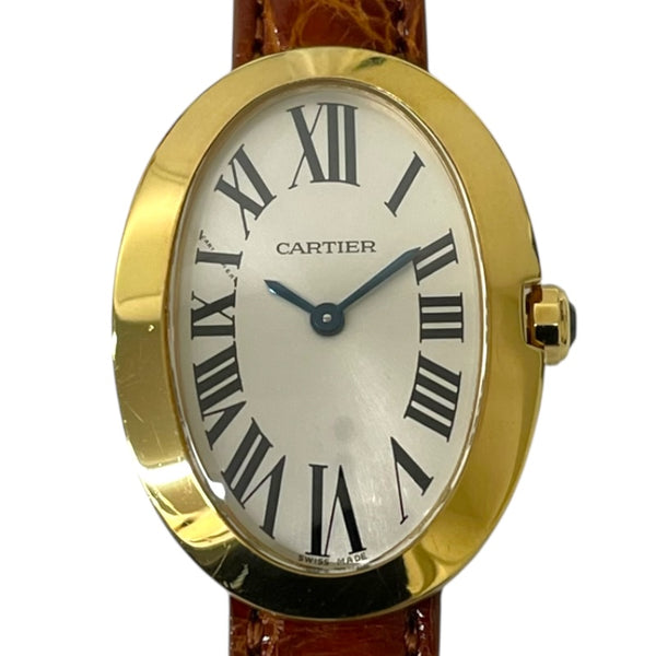 カルティエ Cartier ベニュワール SM W8000009 K18YG クオーツ レディース 腕時計