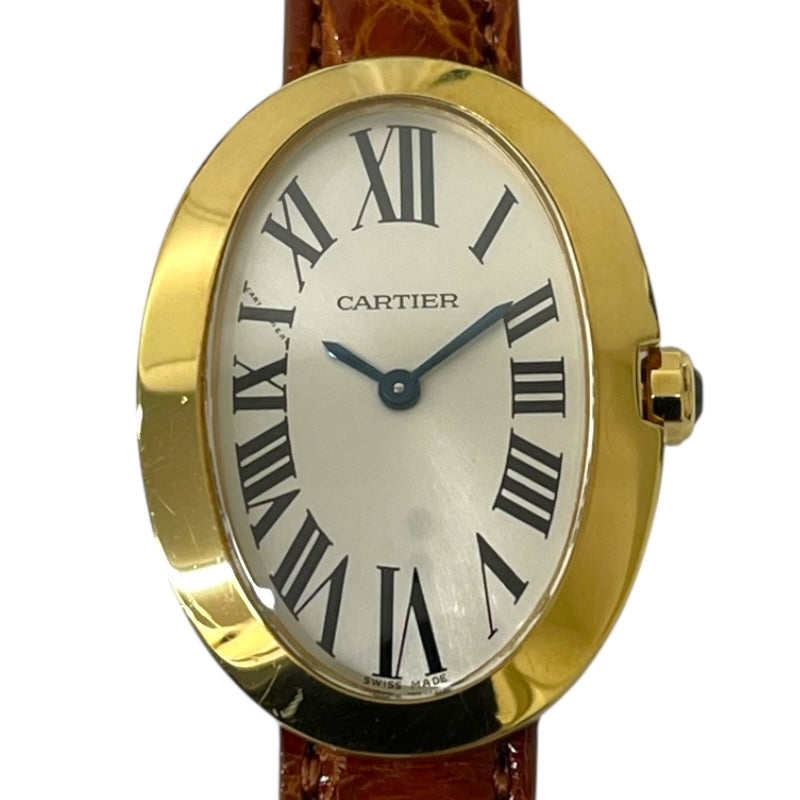 カルティエ Cartier ベニュワール SM W8000009 K18YG クオーツ レディース 腕時計