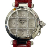カルティエ Cartier パシャ32mm WJ1014M9 K18WG/アリゲーターレザー 自動巻き レディース 腕時計