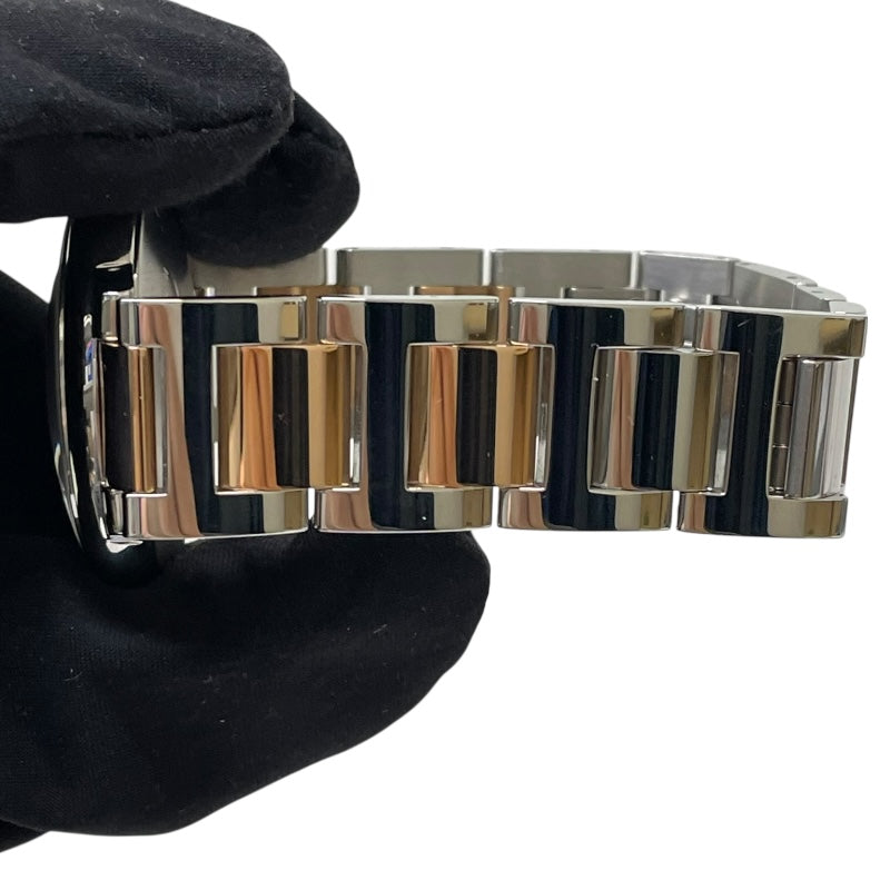 カルティエ Cartier バロンブルー ドゥ カルティエ ピンクシェル W6920033 K18PG/SS 自動巻き ユニセックス 腕時計
