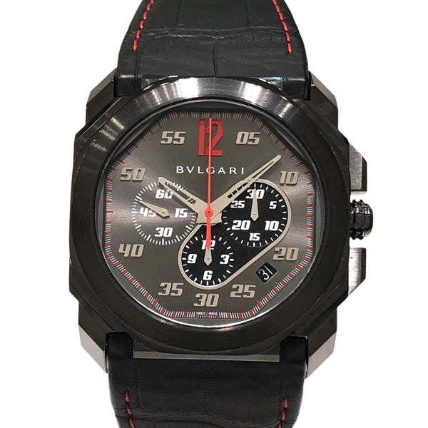 ブルガリ BVLGARI オクト ヴェロチェシモ ケンオクヤマ 世界200本限定 BG041SCH ステンレススチール メンズ 腕時計