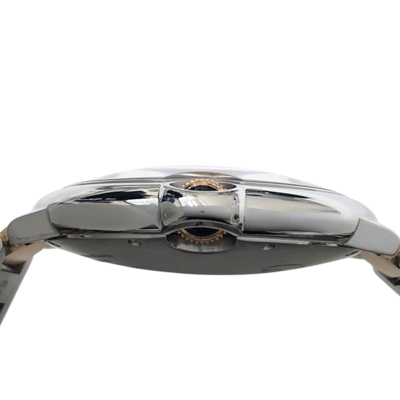カルティエ Cartier バロンブルー ドゥ カルティエ 42mm W6920032 ブラウン PG SS メンズ 腕時計