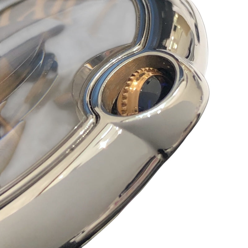 カルティエ Cartier バロンブルー ドゥ カルティエ 42mm W6920032 ブラウン PG SS メンズ 腕時計