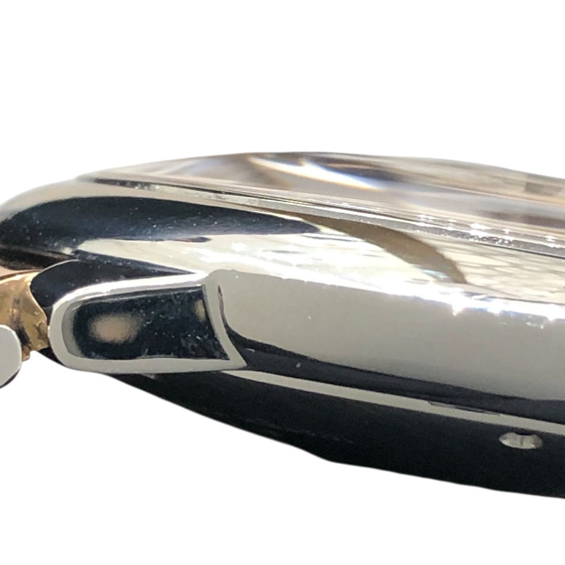 カルティエ Cartier バロンブルー ドゥ カルティエ 42mm W6920032 ブラウン PG SS メンズ 腕時計