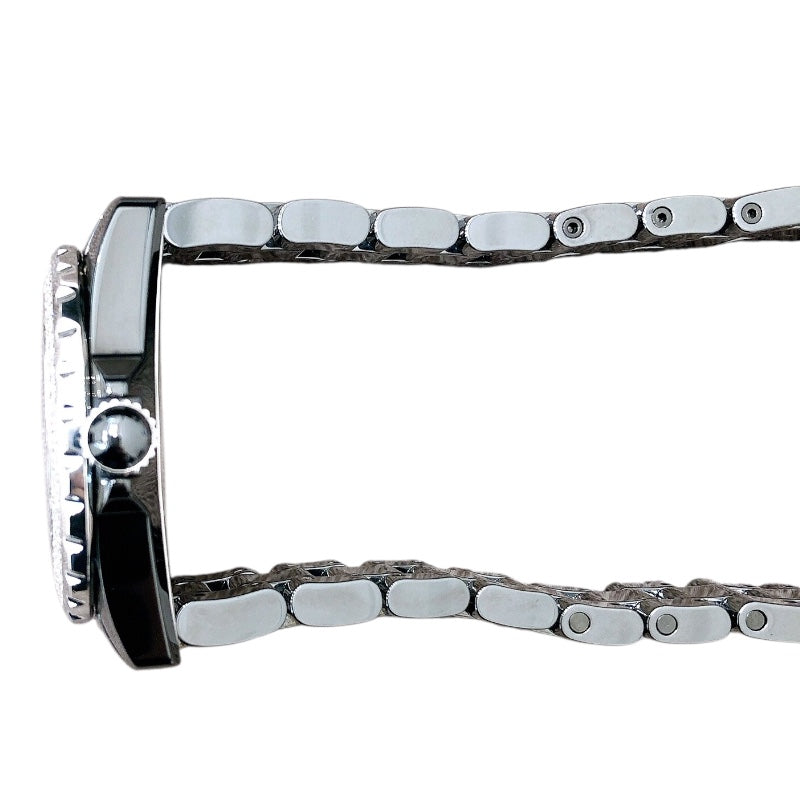 シャネル CHANEL J12　38mm　ダイヤ H1709 ブラック セラミック メンズ 腕時計