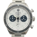 タグ・ホイヤー TAG HEUER オータヴィア 60周年 アニバーサリー フライバッククロノ CBE511B シルバー SS 自動巻き メンズ 腕時計