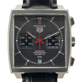 タグ・ホイヤー TAG HEUER モナコ キャリバー12 クロノグラフ ファイナルエディション CAW211J.FC6476 グレー SS/革ベルト（社外品） 自動巻き メンズ 腕時計