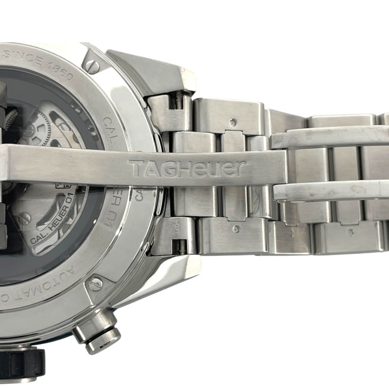 タグ・ホイヤー TAG HEUER カレラ キャリバーホイヤー01 クロノグラフ CAR201T-0 ブルー SS/セラミック 自動巻き メンズ 腕時計