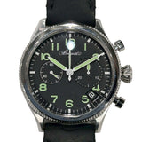 ブレゲ Breguet タイプ20 クロノグラフ 2057ST/92/3WU ブラック SS/レザーストラップ メンズ 腕時計