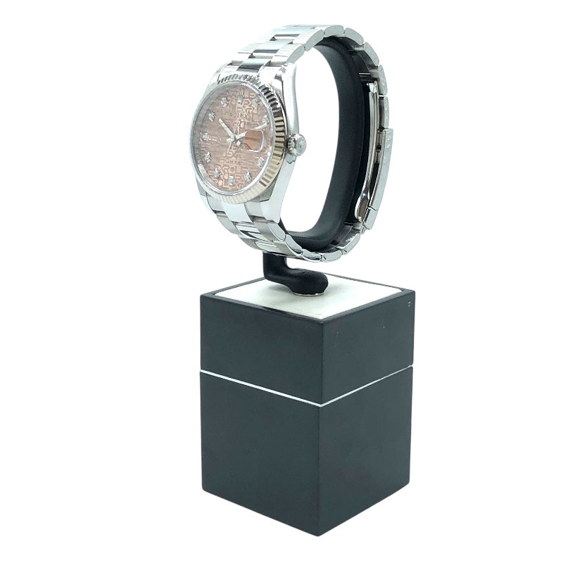 ロレックス ROLEX デイトジャスト36 ホリコン 126234G ステンレススチール/K18ホワイトゴールド メンズ 腕時計